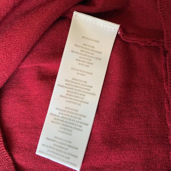 Joie Red Cashmere Blend Giluna Sweater NWT - Picture 6 of 6
